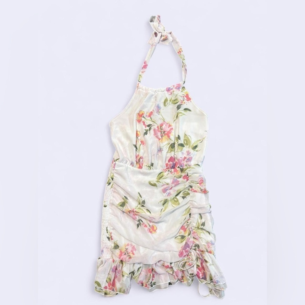 Guess White Floral Mini Dress - Picture 3 of 9